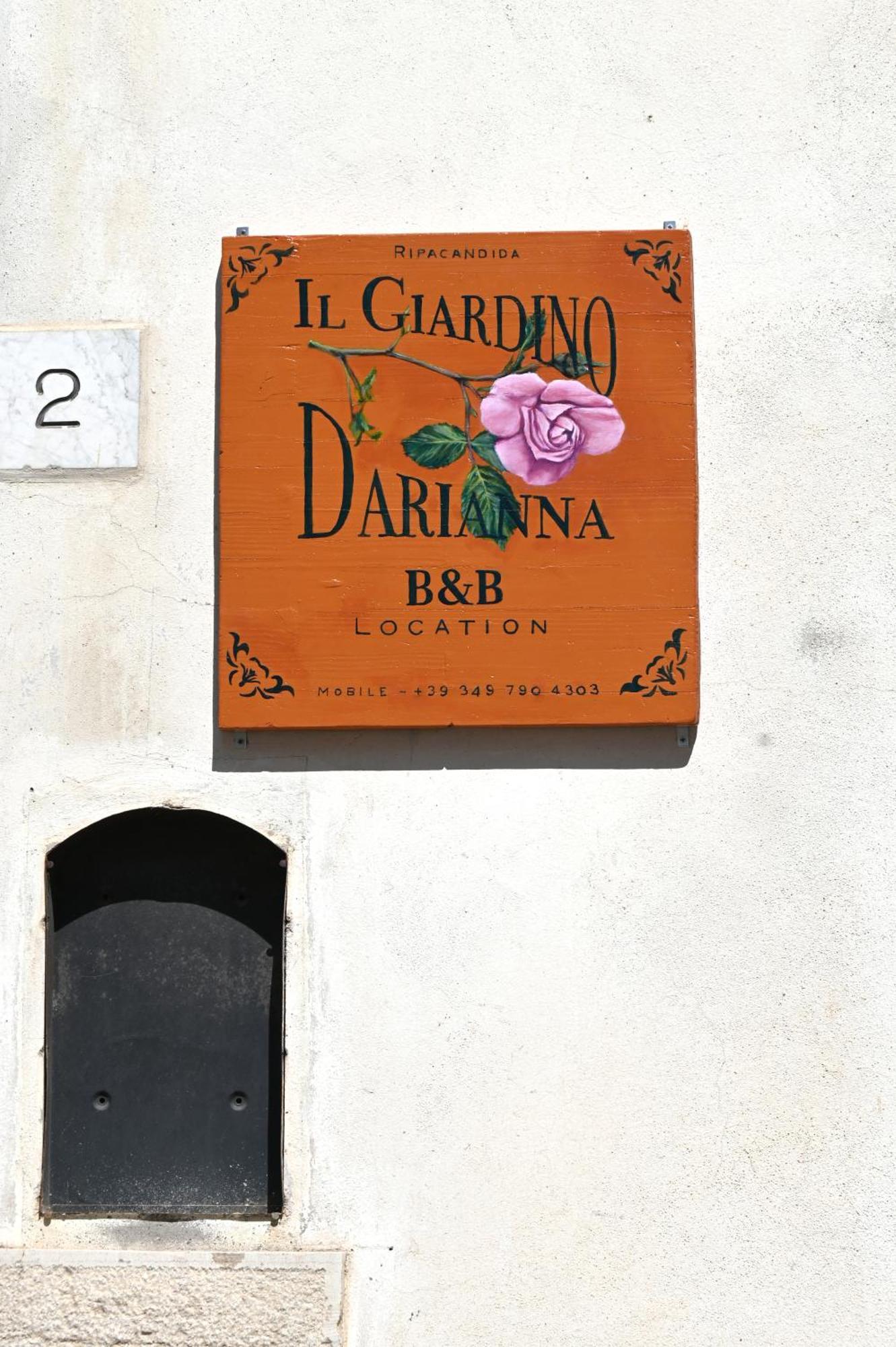 Bed and Breakfast Giardino Darianna Ripacandida Esterno foto